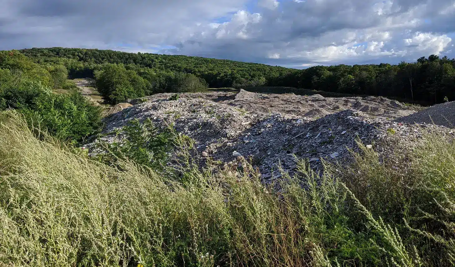 There’s enough waste in Kanesatake to fill 160 Olympic-sized pools.